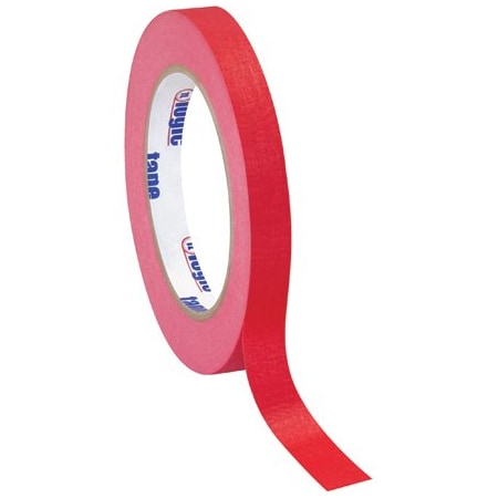 Tape Logic 1/2'' x 60 yds. Red Tape Logic Masking Tape, 72PK BUY00012511